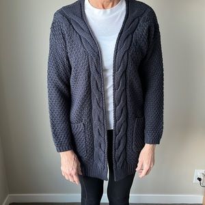 Cable knit cardigan Sweater